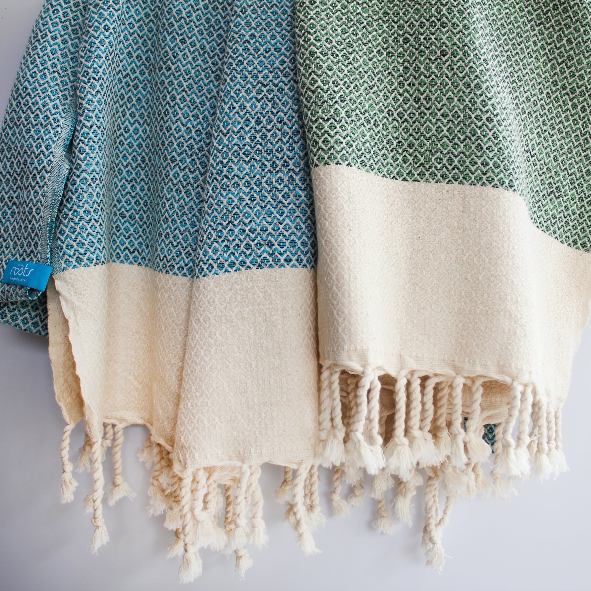 Handwoven Soft Cotton Throw Blanket